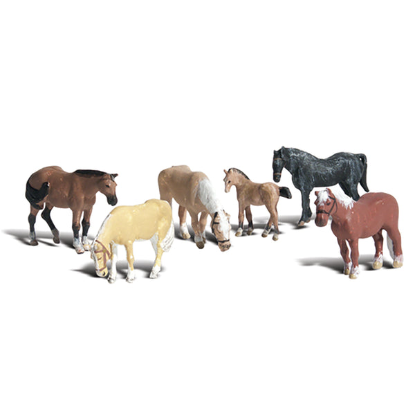 Woodland Scenics A2141 Scenic Accents, Farm Horses. N Gauge
