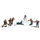 Woodland Scenics A2183 Scenic Accents, Snowball Fight. N Gauge