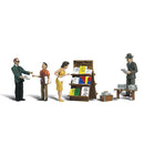 Woodland Scenics A1906 Scenic Accents, Newsstand HO/OO Figures
