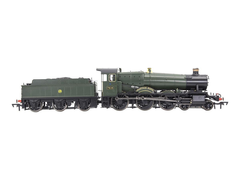 Dapol 4S-001-009 Manor Class 7800 'Granville Manor' No. 7818 Great Western Green Shirt Button DCC Ready OO Gauge