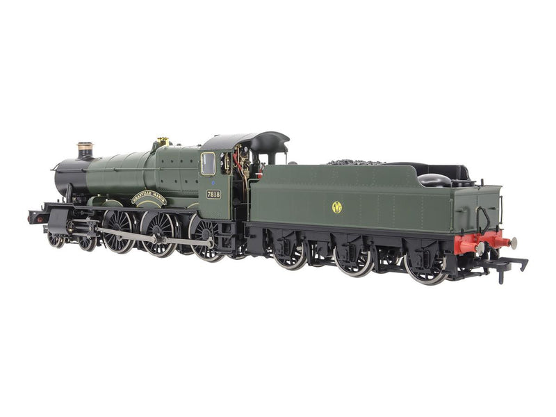 Dapol 4S-001-009 Manor Class 7800 'Granville Manor' No. 7818 Great Western Green Shirt Button DCC Ready OO Gauge