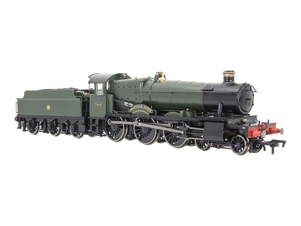 Dapol 4S-001-009 Manor Class 7800 'Granville Manor' No. 7818 Great Western Green Shirt Button DCC Ready OO Gauge