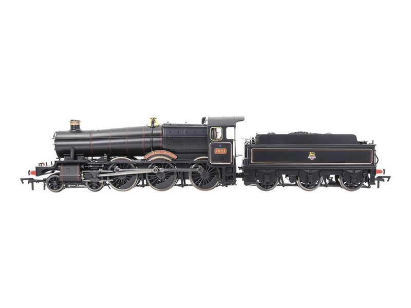 Dapol 2S-001-011 Manor Class 7800 'Ditcheat Manor' No. 7821 BR Lined Black Early Crest DCC Ready OO Gauge