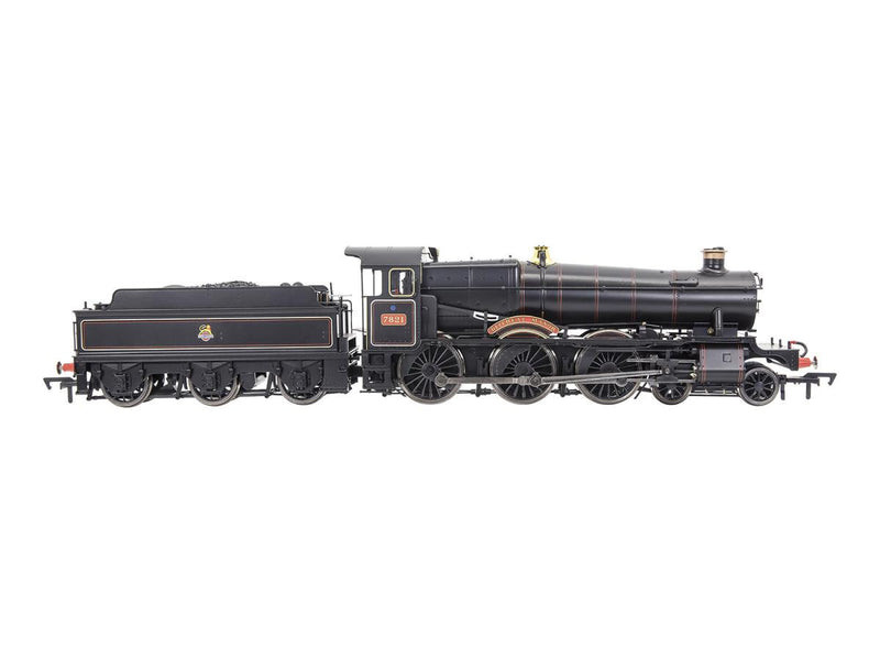 Dapol 2S-001-011 Manor Class 7800 'Ditcheat Manor' No. 7821 BR Lined Black Early Crest DCC Ready OO Gauge