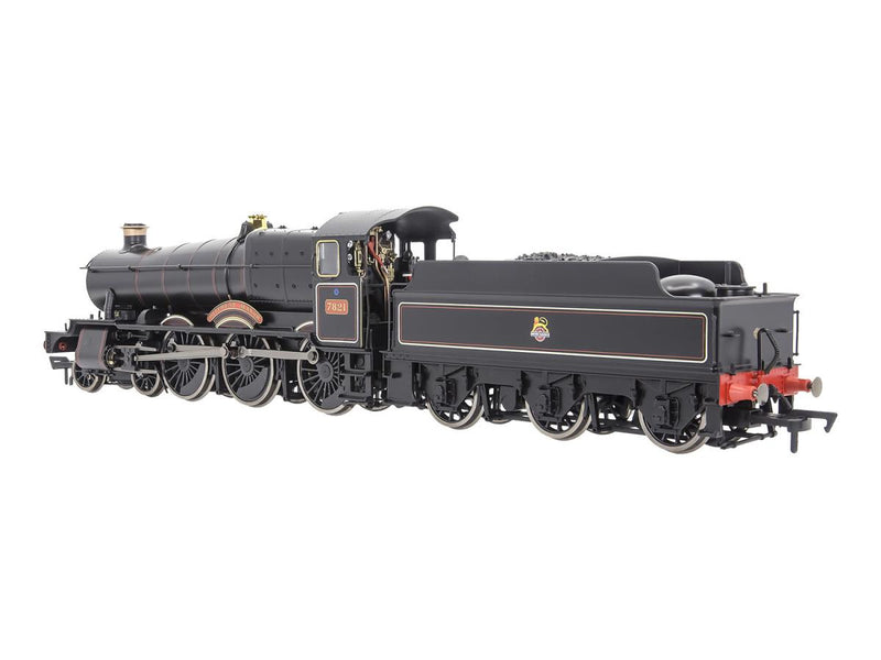 Dapol 2S-001-011 Manor Class 7800 'Ditcheat Manor' No. 7821 BR Lined Black Early Crest DCC Ready OO Gauge