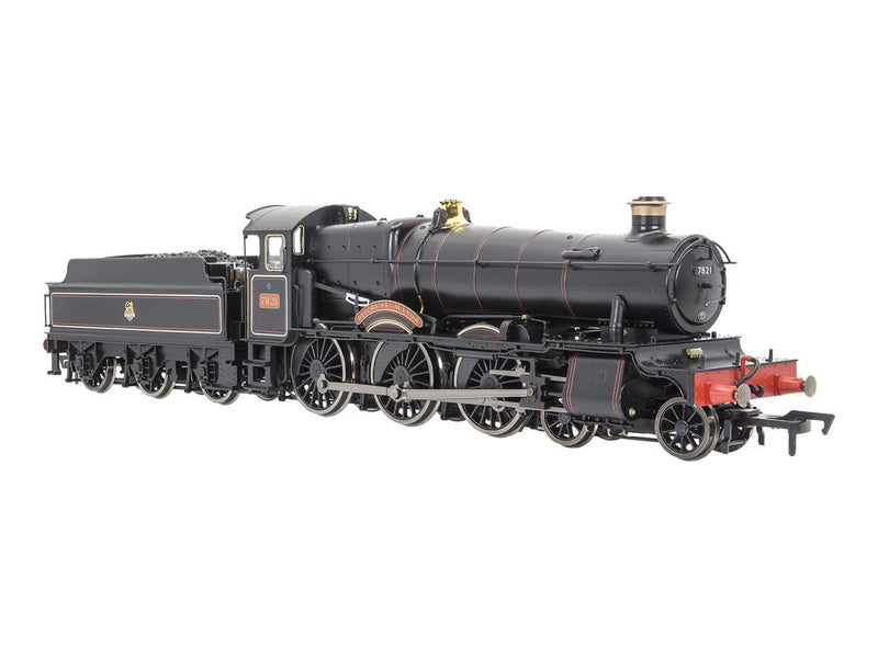 Dapol 2S-001-011 Manor Class 7800 'Ditcheat Manor' No. 7821 BR Lined Black Early Crest DCC Ready OO Gauge