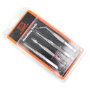 Gaugemaster GM609 Set Of 4 Stainless Steel Tweezers