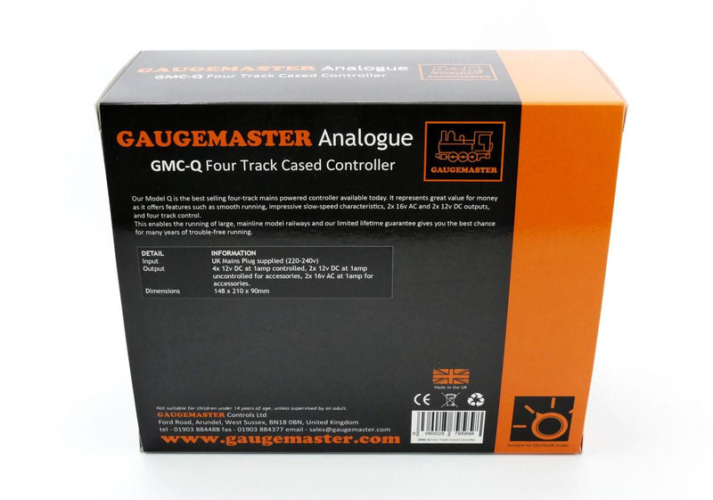 Gaugemaster GMC-Q 4 Track Cased Controller