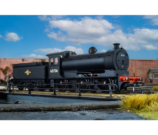 Oxford Rail OR76J26003 LNER Class J26 Locomotive BR Black (Late) 65736 DCC Ready OO Gauge