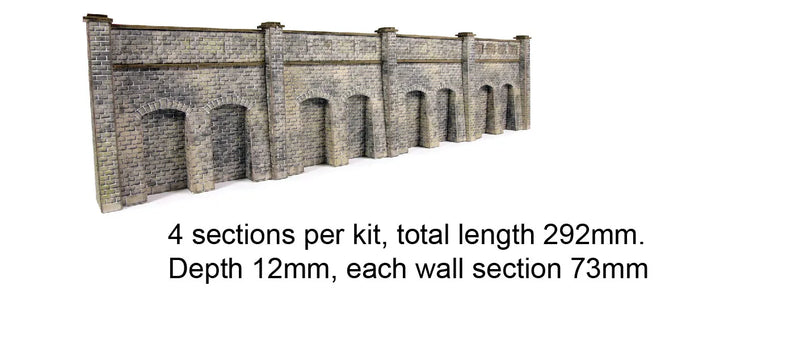 Metcalfe PN144 N Scale Retaining Wall in Stone