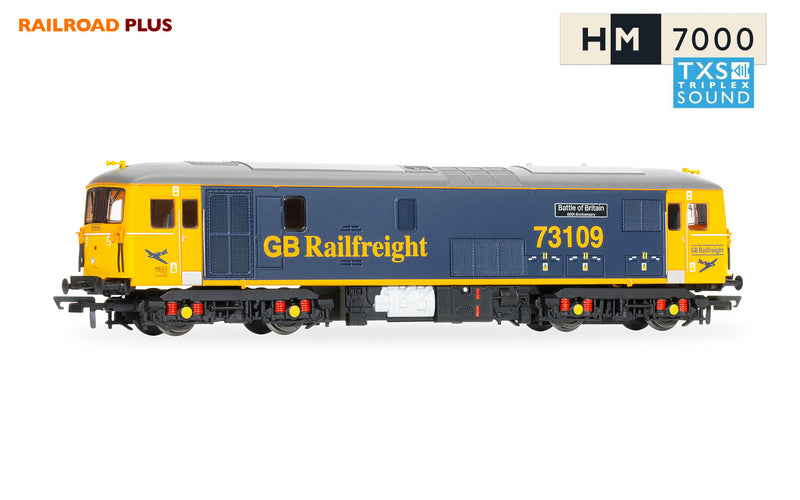 Hornby R30176TXS Railroad Plus Class 73 73109 Battle of Britain 80th Anniversary DCC HM7000 TXS Sound OO-Gauge