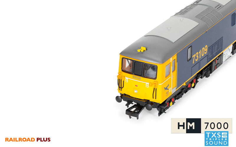 Hornby R30176TXS Railroad Plus Class 73 73109 Battle of Britain 80th Anniversary DCC HM7000 TXS Sound OO-Gauge