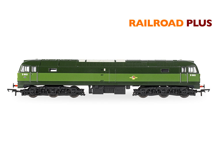 Hornby R30182 Railroad Plus BR Class 47 Co-Co No.D1683 DCC Ready OO Gauge