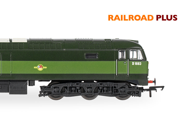 Hornby R30182 Railroad Plus BR Class 47 Co-Co No.D1683 DCC Ready OO Gauge