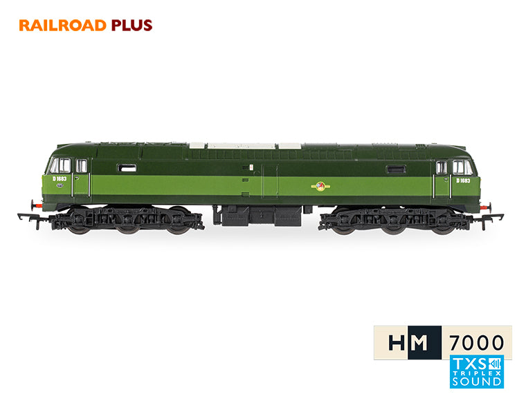 Hornby R30182TXS Railroad Plus BR Class 47 Co-Co No.D1683 DCC Sound Fitted OO Gauge