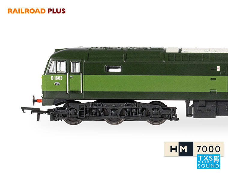 Hornby R30182TXS Railroad Plus BR Class 47 Co-Co No.D1683 DCC Sound Fitted OO Gauge