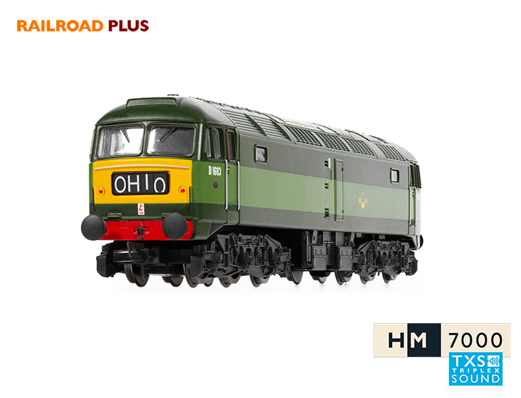 Hornby R30182TXS Railroad Plus BR Class 47 Co-Co No.D1683 DCC Sound Fitted OO Gauge