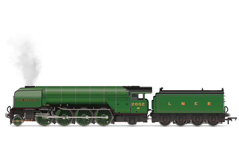 Hornby R30350SS LNER Class P2 2-8-2 "Earl Marischal" No. 2002 With Steam Generator & TXS Sound Fitted OO Gauge