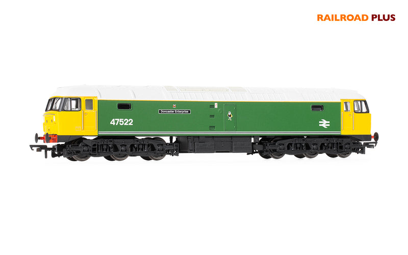 Hornby R30382 Railroad Plus BR Class 47 Co-Co 'Doncaster Enterprise' No.47522 DCC Ready OO Gauge