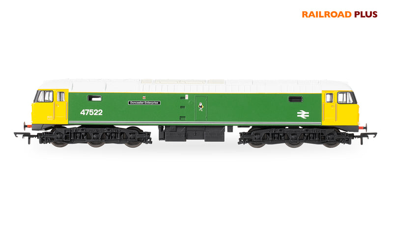 Hornby R30382 Railroad Plus BR Class 47 Co-Co 'Doncaster Enterprise' No.47522 DCC Ready OO Gauge