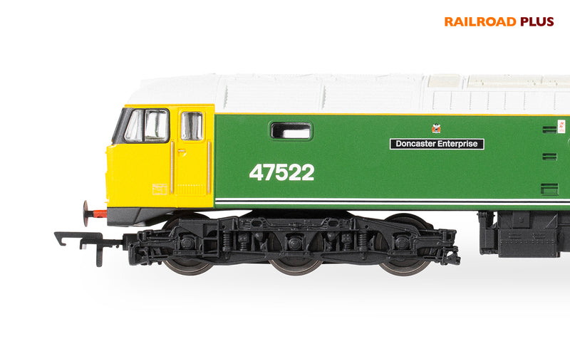 Hornby R30382 Railroad Plus BR Class 47 Co-Co 'Doncaster Enterprise' No.47522 DCC Ready OO Gauge