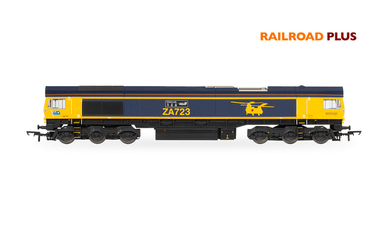 Hornby Railroad Plus R30429 Class 66 GBRf 66723/ZA723 'Chinook' OO Gauge DCC Ready