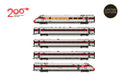 Hornby R30460 LNER Azuma Class 801/2 5 Car train Pack 'Rail 200' "Darlington" DCC Ready, OO Gauge