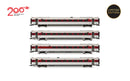 Hornby R40493 LNER Azuma Class 801/2, 4 Car Coach Pack (Railway 200) OO Gauge