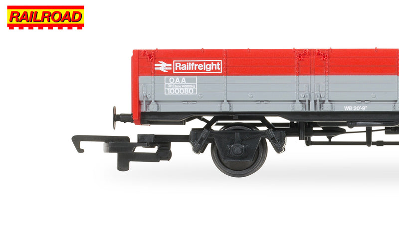 Hornby Railroad R60142 BR Railfreight Open Wagon (OAA) '100080' OO Gauge