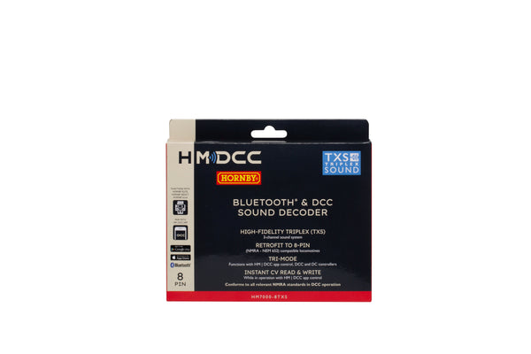 Hornby R7336 HM7000-8TXS 8 Pin Bluetooth & DCC Sound Decoder
