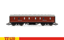 Hornby TT:120 TT4035 BR ex LMS 50' Passenger Brake No.M31040M