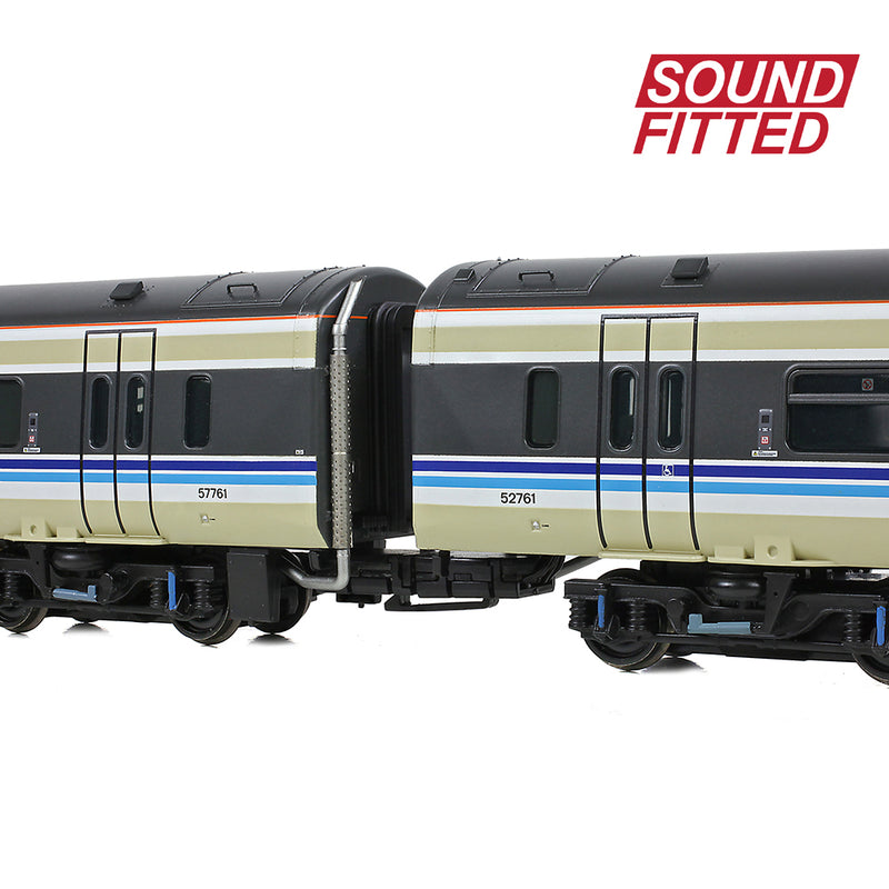 Bachmann 31-496SF Class 158 2 Car DMU 158761 BR Provincial Express Sound Fitted OO Gauge