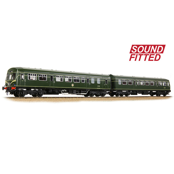 Bachmann 32-285ASF Class 101 DMU BR Green (Speed Whiskers) Sound Fitted OO Gauge