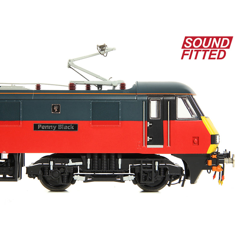 Bachmann 32-614SF Class 90 90019 'Penny Black' Rail Express Systems Sound Fitted OO Gauge