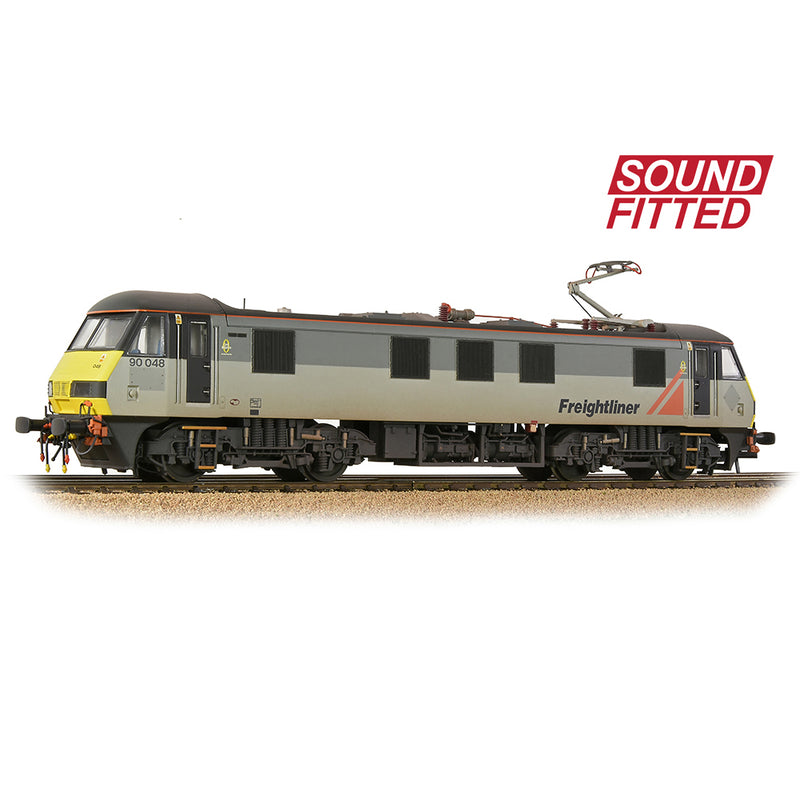 Bachmann 32-620SF Class 90 90048 Freightliner Grey (Weathered) Sound Fitted OO Gauge