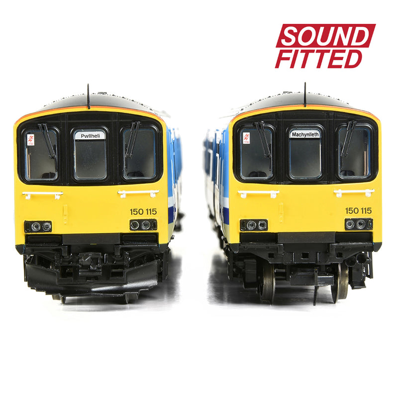 Bachmann 32-929SF Class 150/1 Two Car DMU 150115 BR Provincial (Original) Sound Fitted OO Gauge