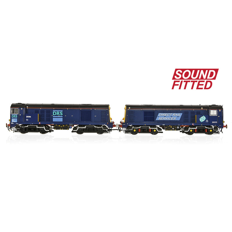 Bachmann 35-125SF Class 20/3 20306 DRS Blue Sound Fitted OO Gauge