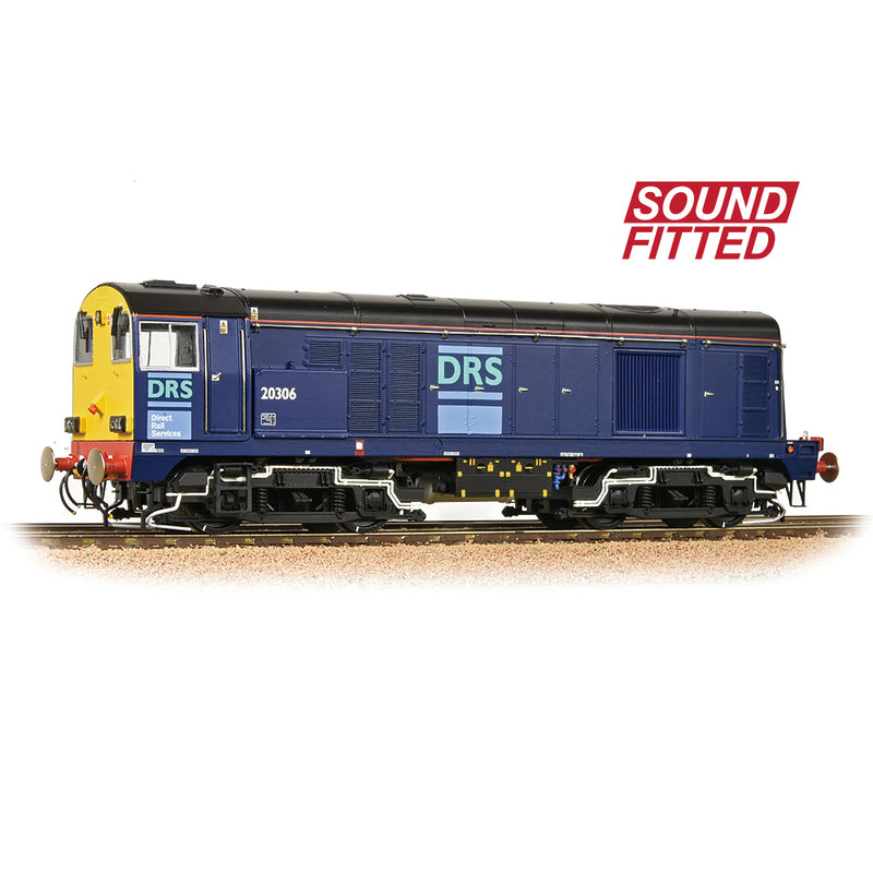 Bachmann 35-125SF Class 20/3 20306 DRS Blue Sound Fitted OO Gauge