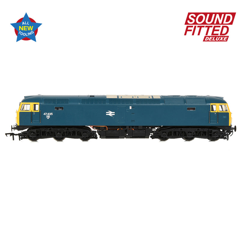 Bachmann 35-414SFX Class 47/4 47435 BR Blue Sound Fitted OO Gauge