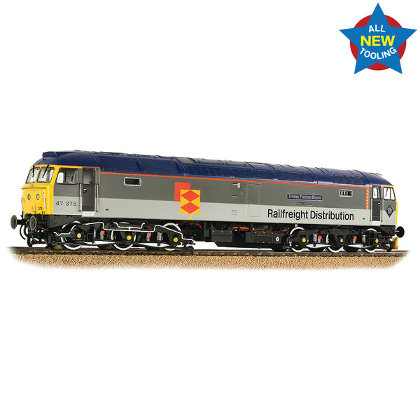 Bachmann 35-419 Class 47/3 47375 'Tinsley Traction Depot' BR Railfreight Distribution DCC Ready OO Gauge