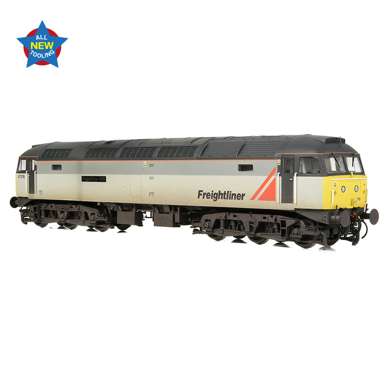 Bachmann 35-430 Class 47/3 47376 'Freightliner 1995' Freightliner Grey (Weathered) DCC Ready OO Gauge