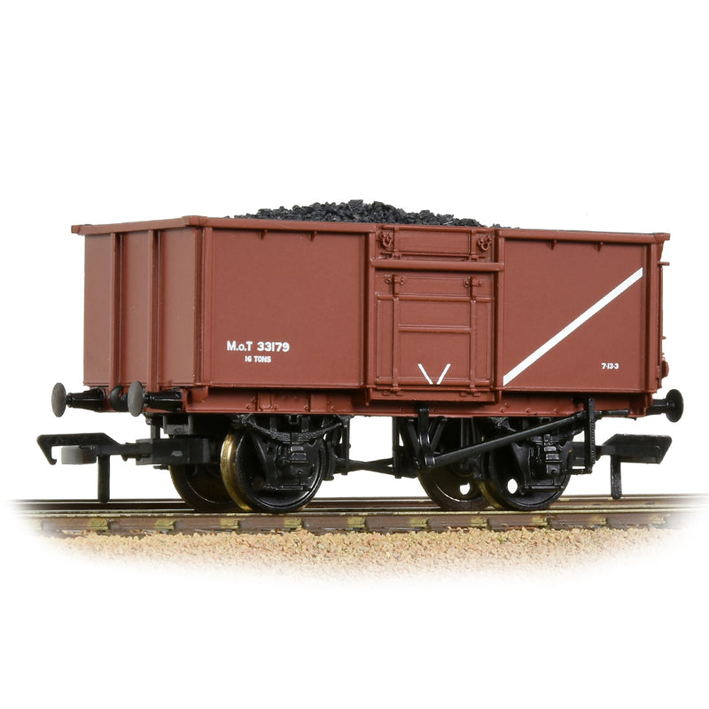 Bachmann 37-376D 16 Ton Steel Mineral Wagon MOT Bauxite With Load OO Gauge