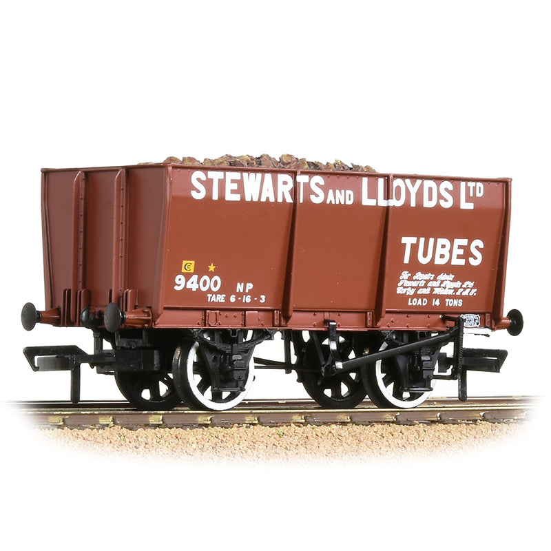 Bachmann 37-402 16 Ton Slope-Sided Steel Mineral Wagon 'Stewart & Lloyds' With Load OO Gauge