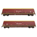 Bachmann 37-855 HTA Bogie Hopper Wagon (EX-EWS) DB Schenker (Weathered) OO Gauge