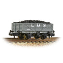 Graham Farish 377-064 5 Plank Wagon LMS Grey With Load N Gauge