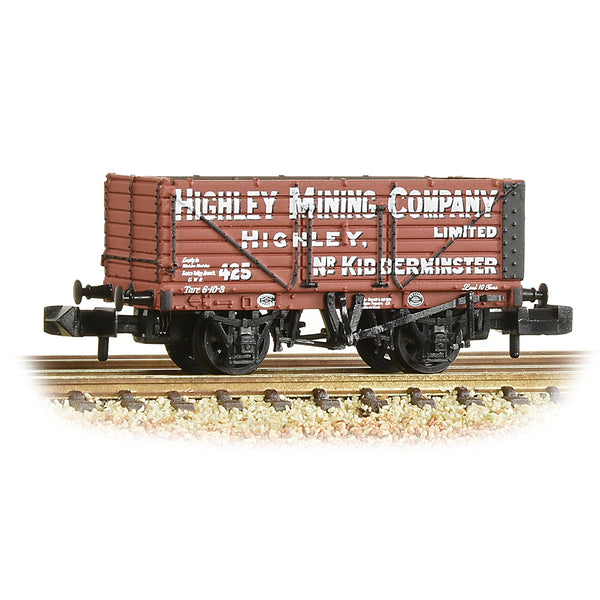 Graham Farish 377-092 7 Plank Wagon End Door 'Highley Mining Company LTD' N Gauge