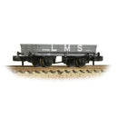 Graham Farish 377-502B 3 Plank Wagon LMS Grey N Gauge