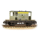 Graham Farish 377-529A BR 20 Ton Brake Van BR Engineers Grey & Yellow (Weathered) N Gauge