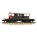 Graham Farish 377-875A Queen Mary Brake Van SR Brown N Gauge