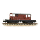 Graham Farish 377-876A Queen Mary Brake Van BR Bauxite (Late) N Gauge